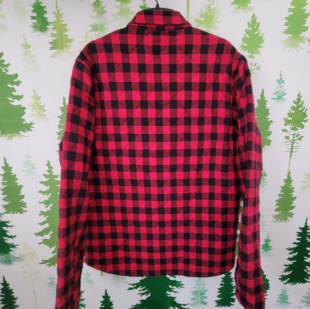 Bay Fashion Plaid Lightweight Jacket. - Picture 2 of 6